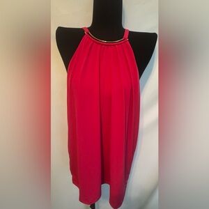 INC Hot Pink Halter Blouse NWT